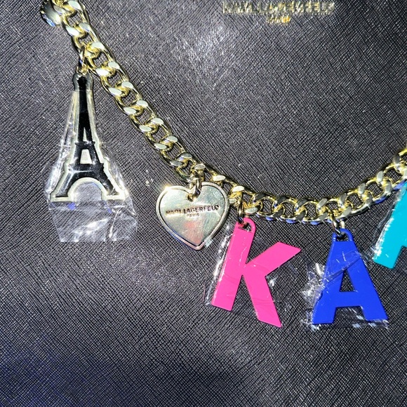 Karl Lagerfeld Paris charm Large Tote - Picture 2 of 6